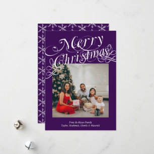 Fancy Typography Merry Christmas Template