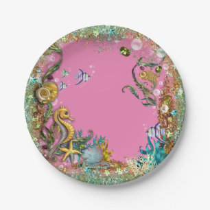 Fancy Under The Sea Paper Plate