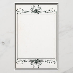 Fancy Victorian Stationery