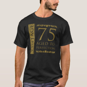 Fancy Vintage 75th Birthday T-Shirt