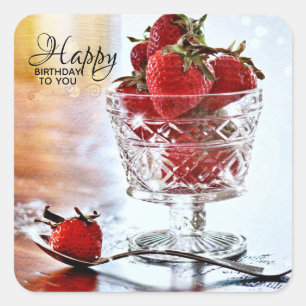 Fancy Vintage Birthday Stickers (envelope seals)