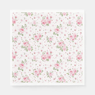 Fancy Vintage Floral Napkins