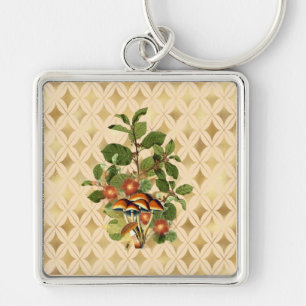 Fancy Woodland Botanicals Key Ring