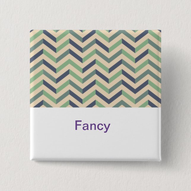 Fancy Zigzag Pattern Buttons | Stylish Geometric A (Front)