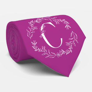Fandango Monogrammed Groomsmen Tie
