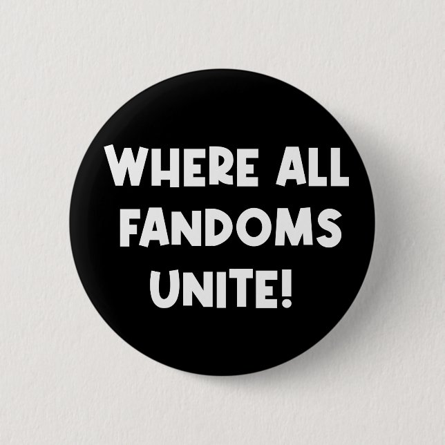 Fandoms Unite Pin (Front)