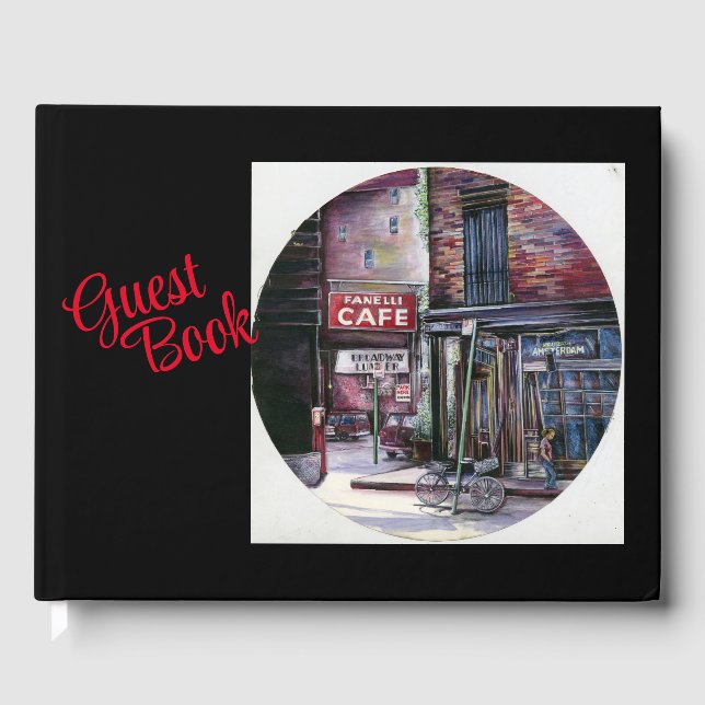 Fanelli Charm” Guest Book (Front)