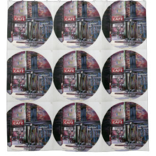 Fanelli Charm, New York City Shower Curtain