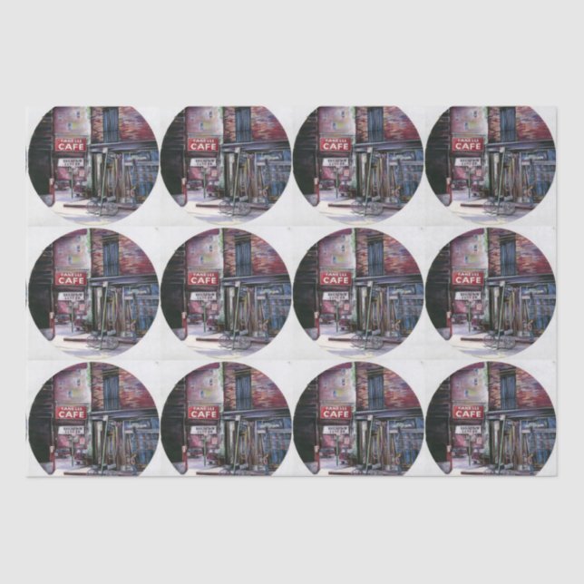 Fanelli Charm, New York City Tissue Paper (Front)