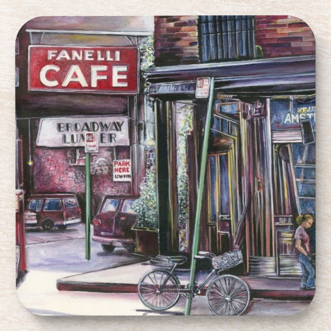 Fanelli's Charm, New York City, Soho, New York Coaster (Front)