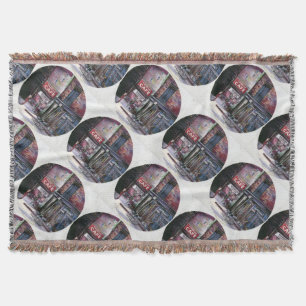 Fanelli's Charm, New York City, Soho, New York Throw Blanket