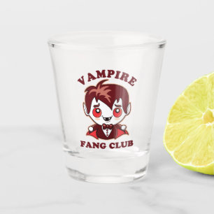 Fang Club   Funny Pun And Cute Vampire Shot Glass