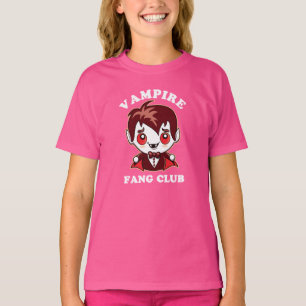 Fang Club   Funny Pun And Cute Vampire T-Shirt