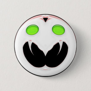 Fang Face 6 Cm Round Badge