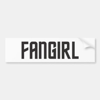Fangirl Bumper Sticker