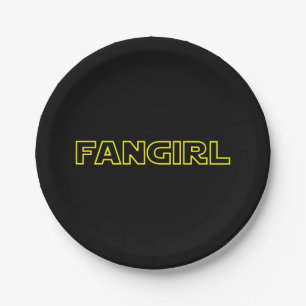 FANGIRL PAPER PLATE