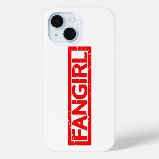 Fangirl Stamp Case-Mate iPhone Case (Back)