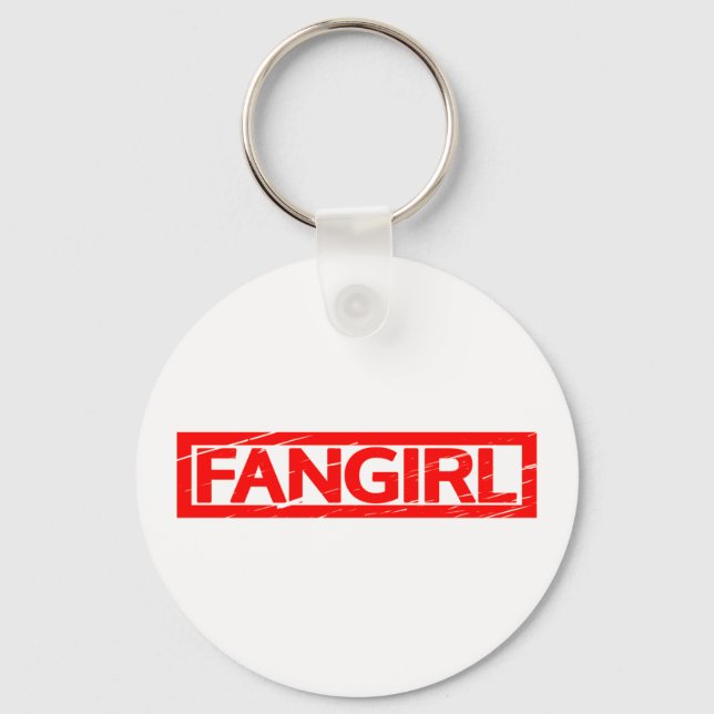 Fangirl Stamp Key Ring (Front)