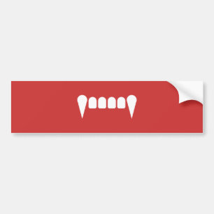 Fangs Bumper Sticker