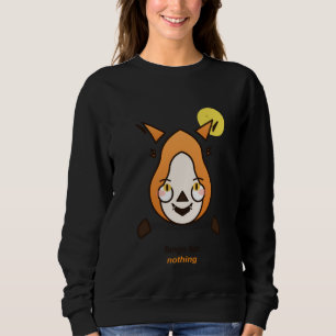Fangs For Nothing Funny Vampire Cute Fox Sweatshirt