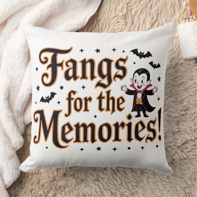 Fangs For The Memories Cushion (Blanket)