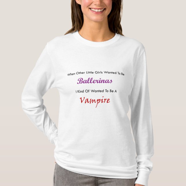 Fangs, Not Frills T-Shirt (Front)