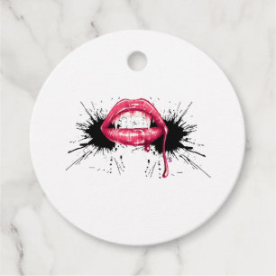 Fangs Splash Favour Tags