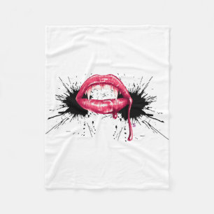Fangs Splash Fleece Blanket