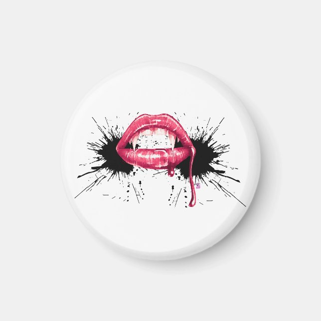 Fangs Splash  Magnet (Front)