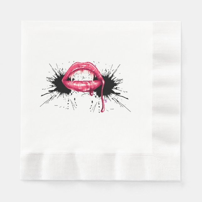 Fangs Splash  Napkin (Front)