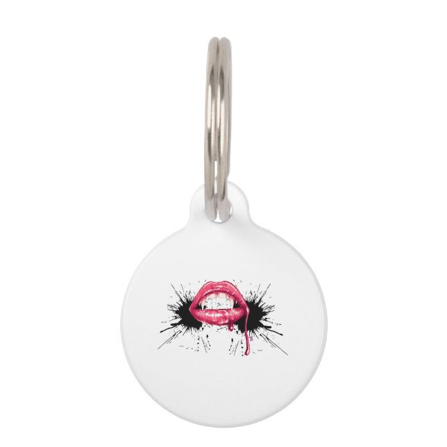 Fangs Splash  Pet Tag (Front)