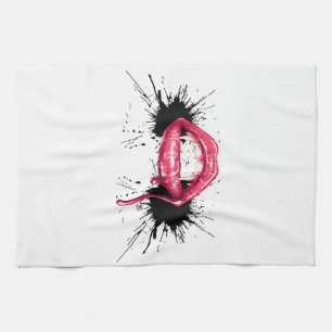 Fangs Splash Tea Towel