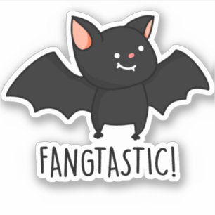 Fangtastic Funny Halloween Pun 
