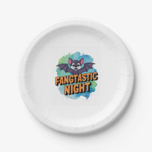 Fangtastic Night Paper Plate