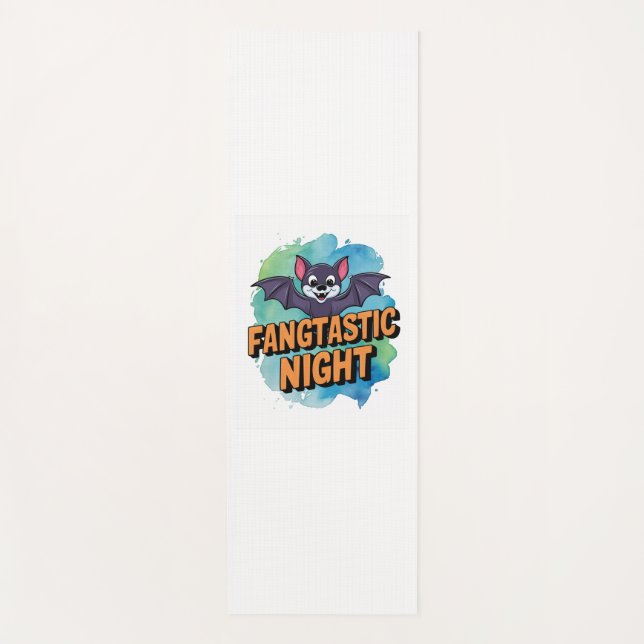 Fangtastic Night Yoga Mat (Front)