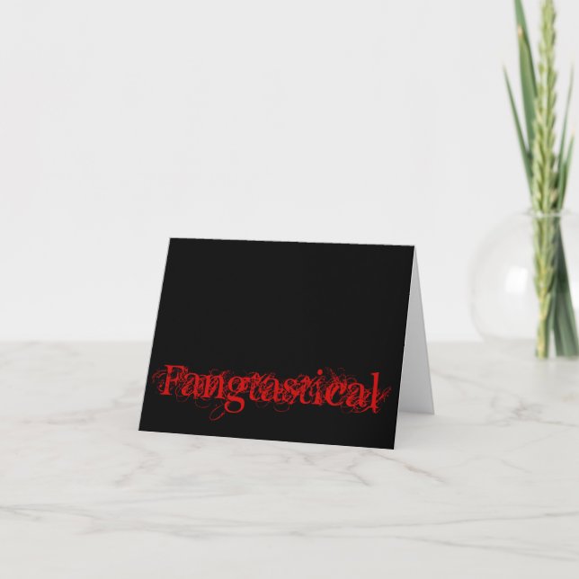 Fangtastical Note Card (Front)