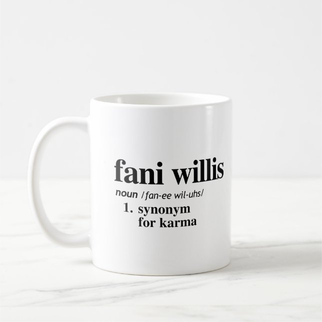 Fani Willis Definition Coffee Mug (Left)