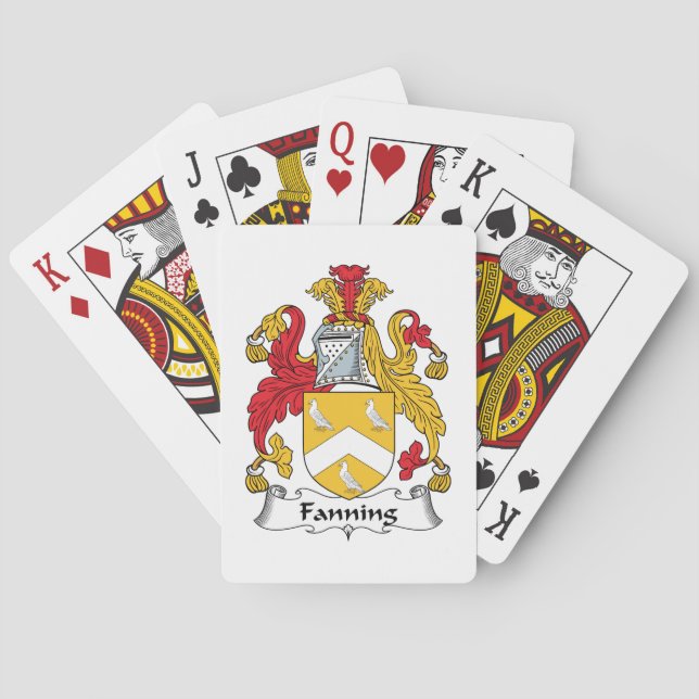 Fanning Family Crest Playing Cards (Back)