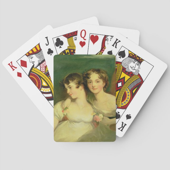 Fanny and Jane Hamond Playing Cards (Back)
