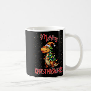 Fanny Merry Christmasaurus Dinosaur Christmas Tree Coffee Mug