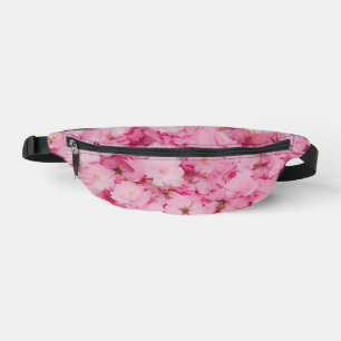 Fanny Pack Pink Cherry Blossom Floral Botanical
