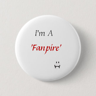 "fanpire" - vampire 6 cm round badge