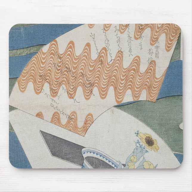 Fans floating on a stream mouse pad (Front)