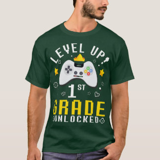 Fans Students Level Up 1st Grade Unlocked First Da T-Shirt