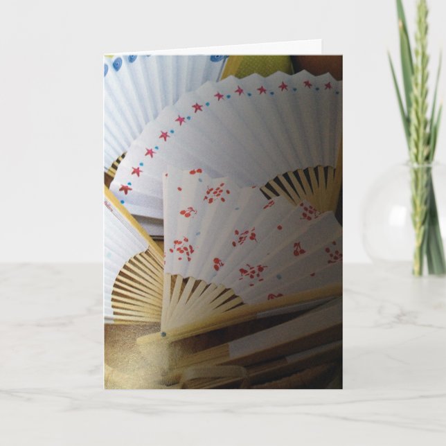 FANS TO COOL YOU OFF ON YOUR "40th" BIRTHDAY Card (Front)