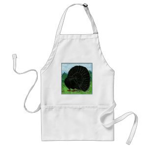 Fantail: Black Standard Apron