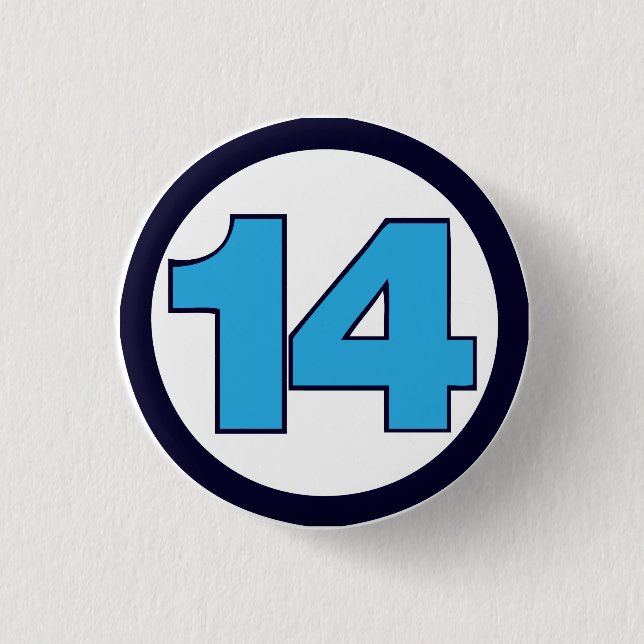 Fantastic 14 3 cm round badge (Front)