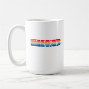 Fantastic '85 Retro Stripe Coffee Mug