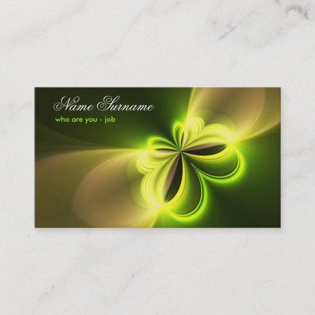 fantastic abstraction business card design (Front)