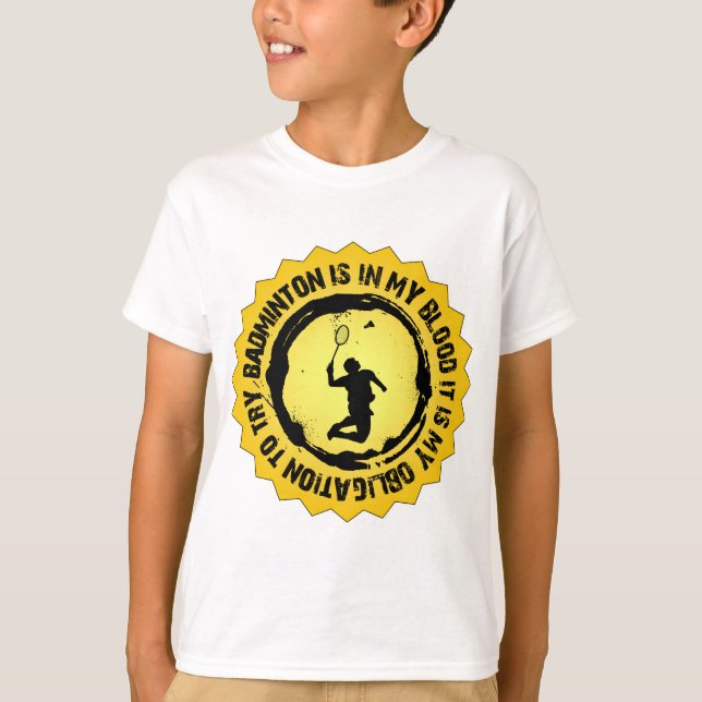 Fantastic Badminton Seal T-Shirt (Front)
